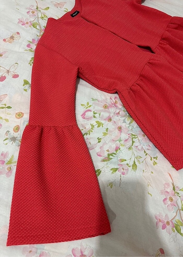 Nar Çiçeği Blazer Ceket - Görsel 2