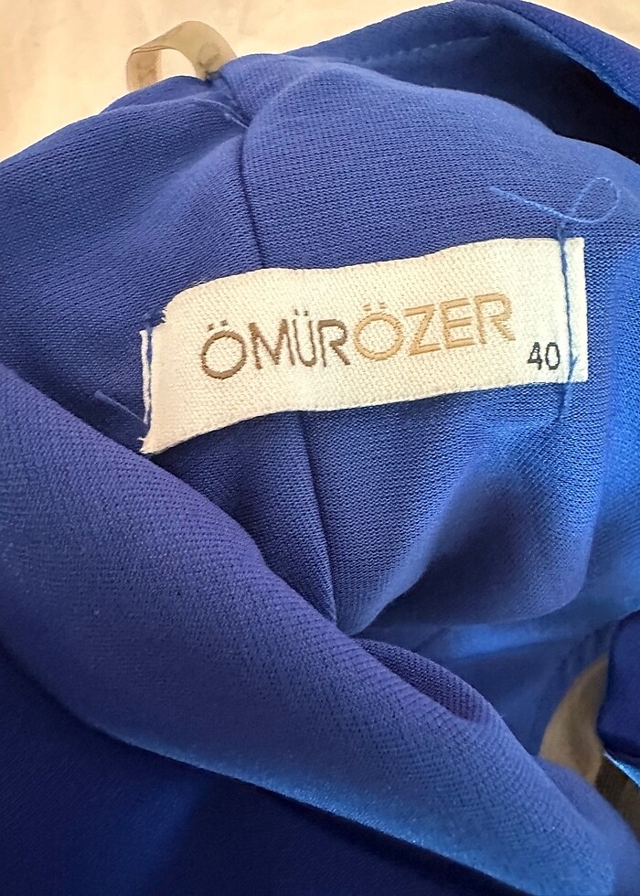 Lacivert Gece Elbisesi - Görsel 3