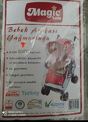 Bebek arabasi yagmurlugu