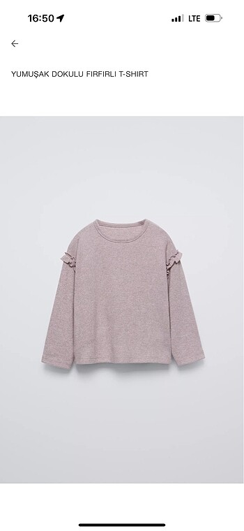 Fırfırlı sweat
