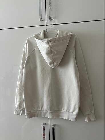 s Beden beyaz Renk Kapüşonlu Sweatshirt