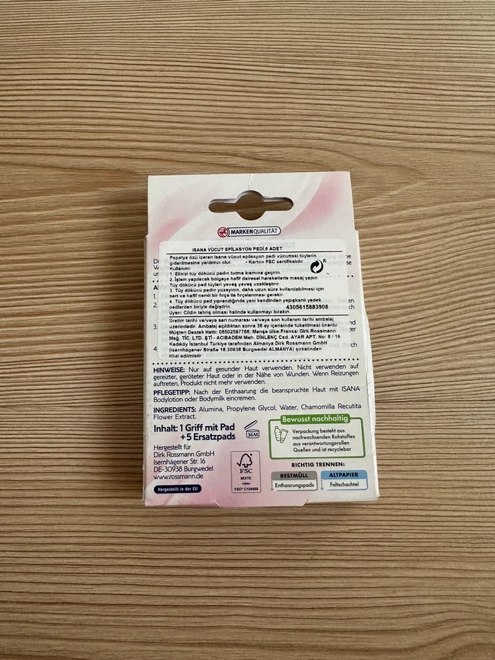 Isana Vücut Epilasyon Pedi - Görsel 4