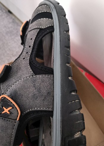 Gri Erkek Kayışlı Outdoor Sandalet - Görsel 3