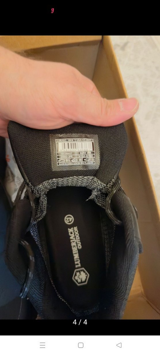 Siyah Bağcıklı Erkek Outdoor Spor Botu - Görsel 4