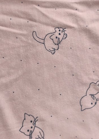 Kız Çocuk Pembe Dantel Detaylı V Yaka Pijama - Görsel 4