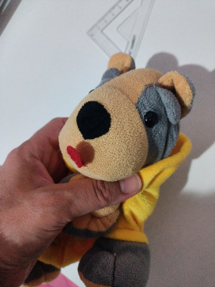 Sarı Gri Peluş Oyuncak - Görsel 4