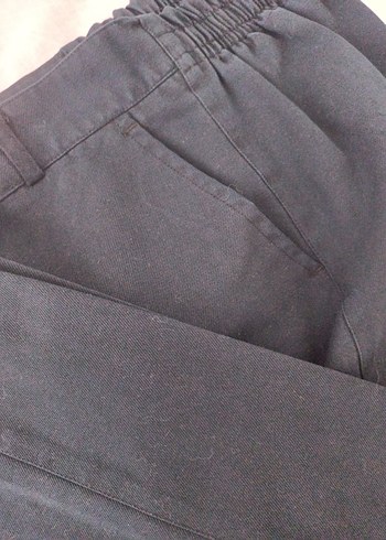 Gri Kadın Kumaş Pantolon, Normal Boy, Fermuarlı - Görsel 5