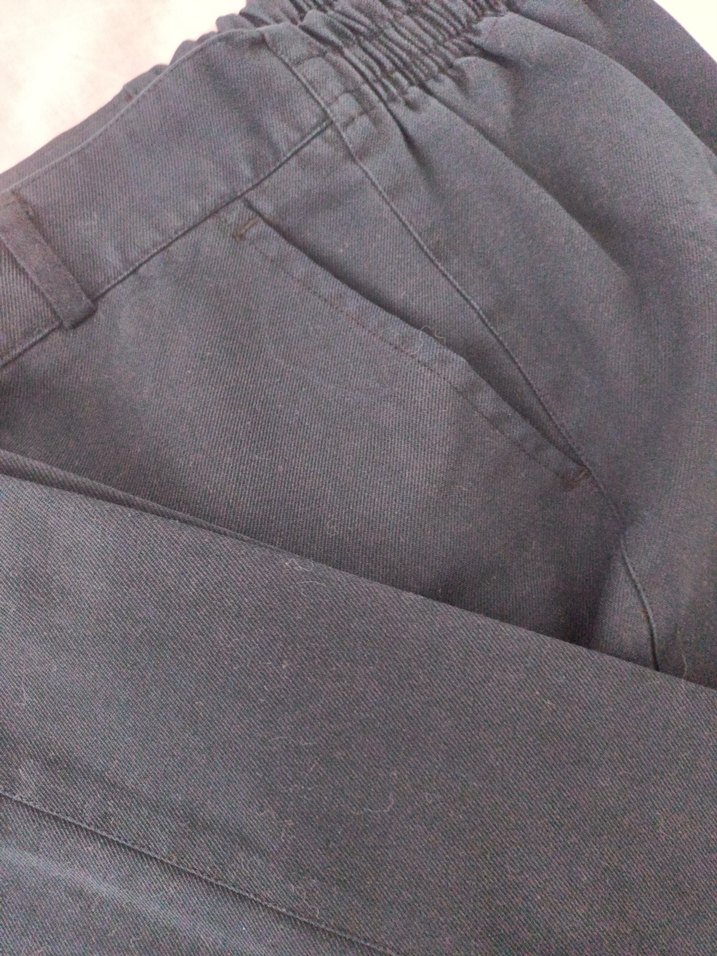 Gri Kadın Kumaş Pantolon, Normal Boy, Fermuarlı - Görsel 5