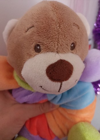 Renkli Peluş Ayıcık Oyuncak - Görsel 2