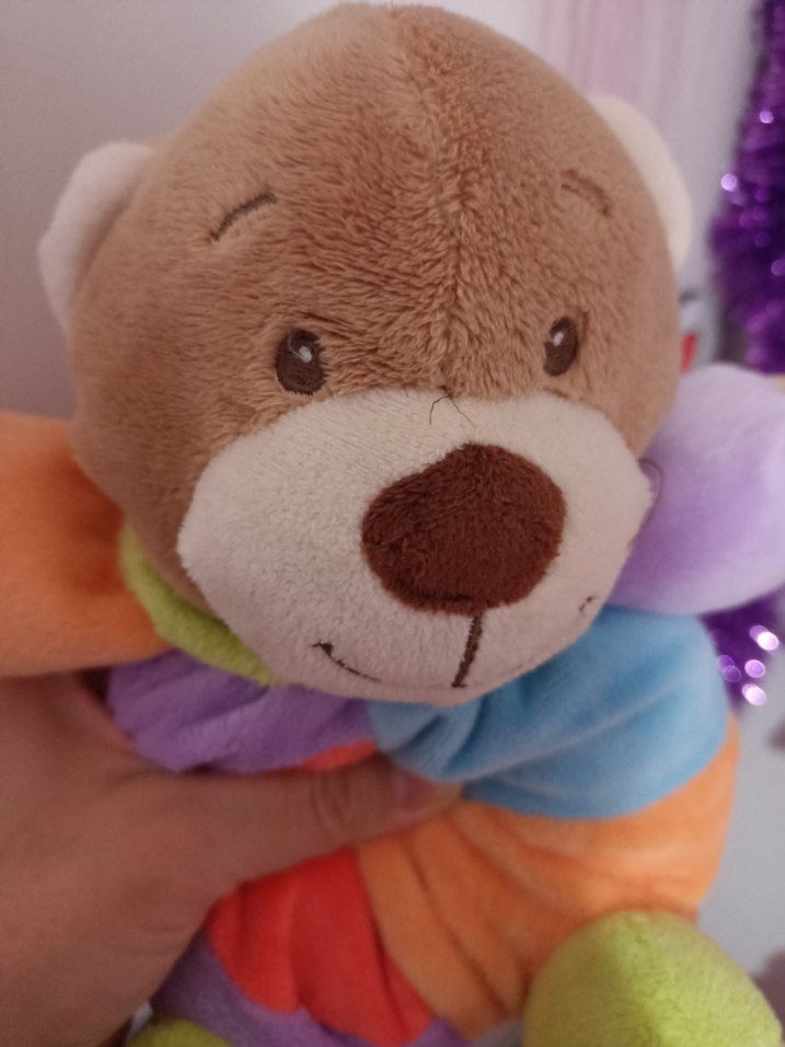 Renkli Peluş Ayıcık Oyuncak - Görsel 2