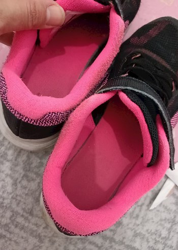 Kız Çocuk Renkli Bağcıklı Sneakers - Görsel 7