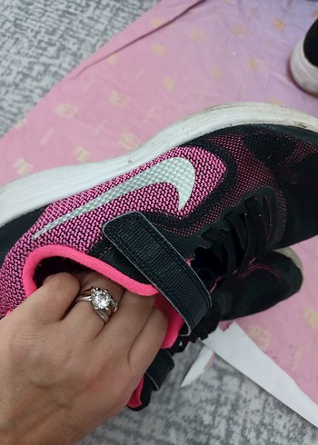 Kız Çocuk Renkli Bağcıklı Sneakers - Görsel 4