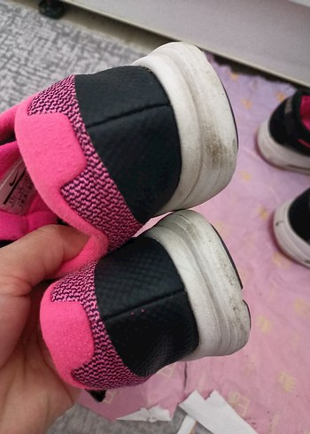 Kız Çocuk Renkli Bağcıklı Sneakers - Görsel 6