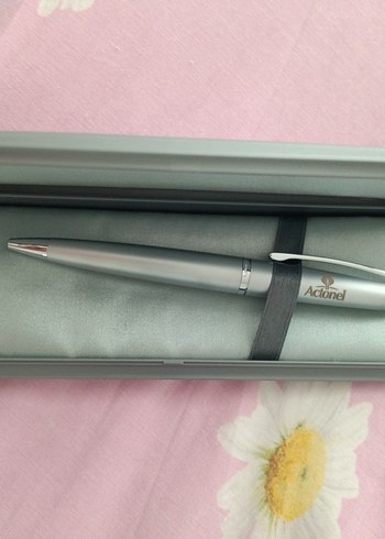 Actone Gri Metal Tükenmez Kalem