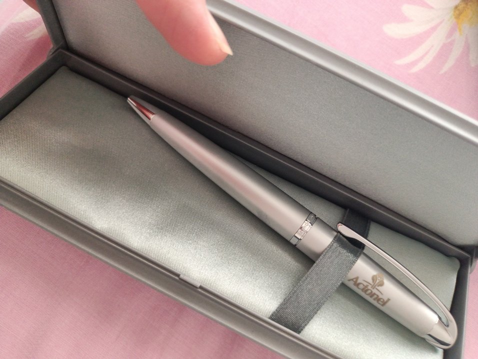 Actone Gri Metal Tükenmez Kalem - Görsel 3