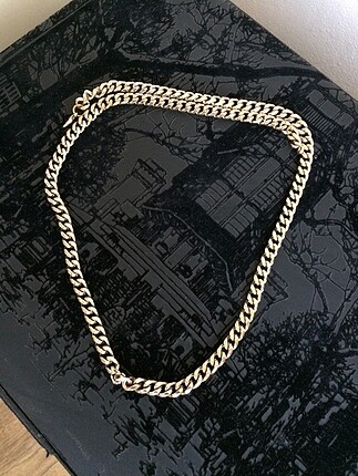 Gold uzun zincir kolye