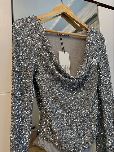 Payetli bodysuit - Görsel 4