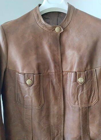 American Vintage Deri trençkot ceket