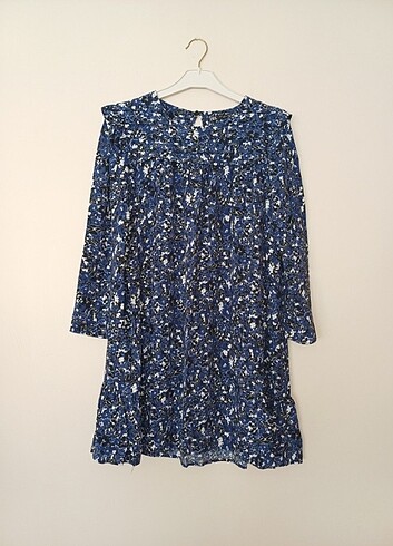 Zara Desenli Mini Elbise