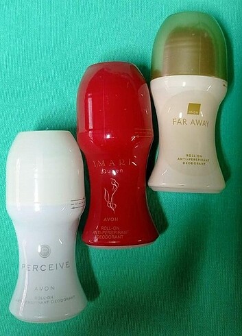 Avon 3 lü roloon set 