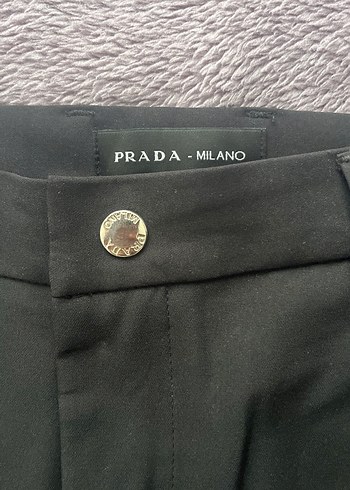 Prada Milano Siyah Klasik Pantolon