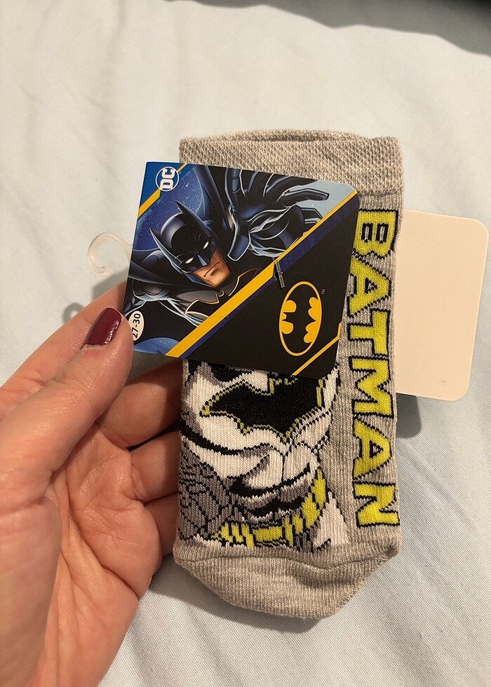 Lisanslı DC Batman Patik Çorabı - Görsel 3