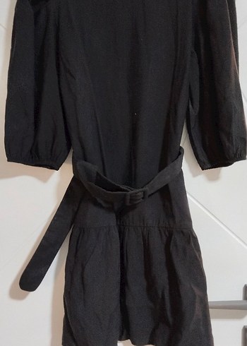 Siyah Uzun Kadın elbise - Görsel 2