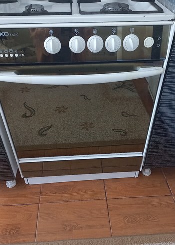 Beyaz ve Gri 4 Gözlü Gazlı Ocak - Görsel 5