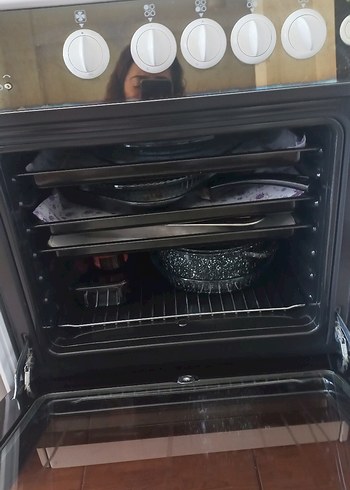 Beyaz ve Gri 4 Gözlü Gazlı Ocak - Görsel 3