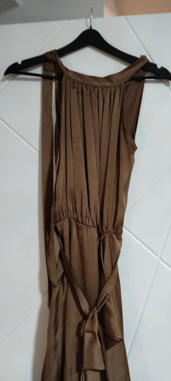 Uzun Bej Kadın elbise - Görsel 2