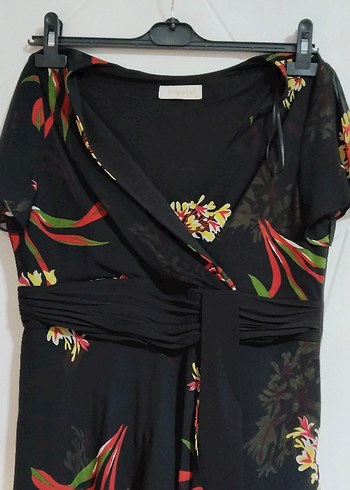 Çiçek Desenli Uzun Salaş Bohem Elbise - Görsel 4