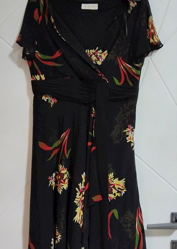 Çiçek Desenli Uzun Salaş Bohem Elbise - Görsel 3