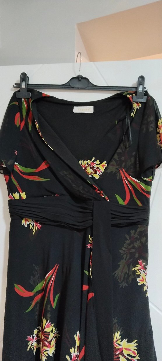 Çiçek Desenli Uzun Salaş Bohem Elbise - Görsel 4