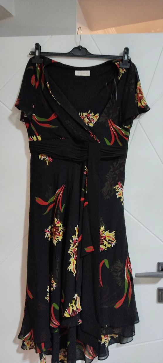 Çiçek Desenli Uzun Salaş Bohem Elbise - Görsel 3