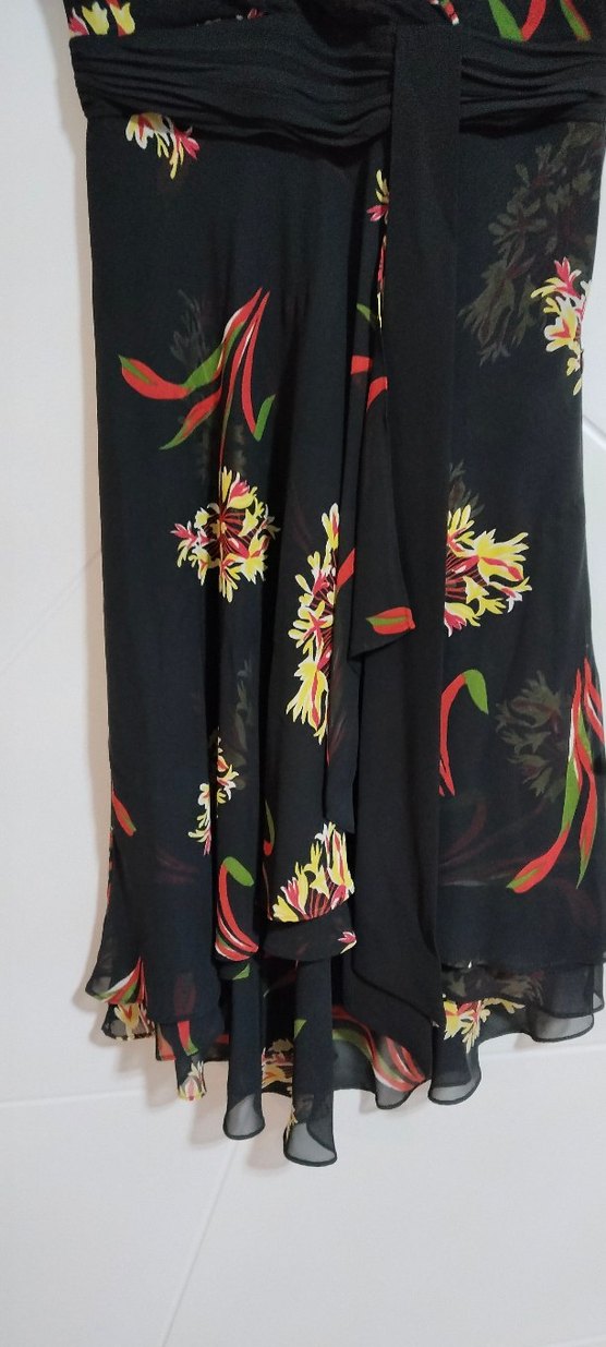 Çiçek Desenli Uzun Salaş Bohem Elbise - Görsel 5