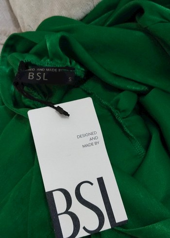 Parlak Yeşil Kadın Uzun Özgür Kesim Elbise - Görsel 4