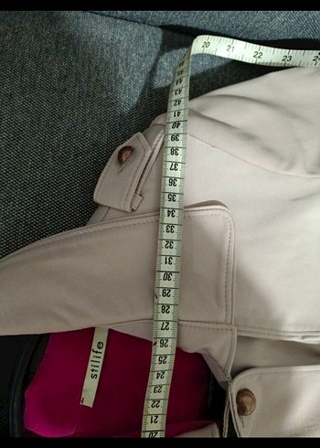 Bej Midi Kadın Trençkot - Görsel 7