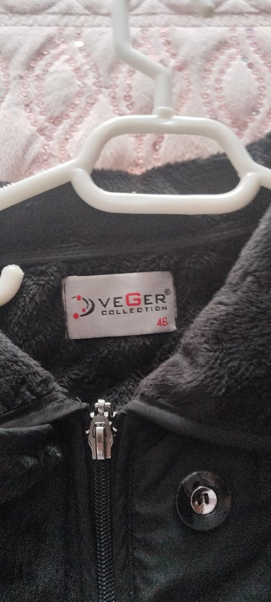 Düğmeli Siyah Midi Kadın kışlık kaban mont - Görsel 5