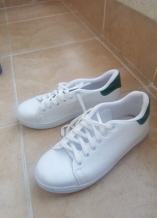 37 Beden beyaz Renk Beyaz Sneaker