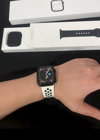 Apple watch 7 45mm gece yarısı akıllı saat
