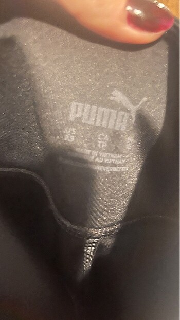 xs Beden Puma spor 1 beden küçük gösteren xs tayt etiketli
