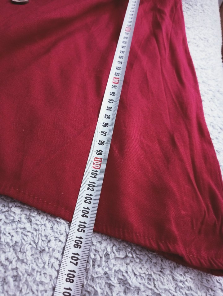 Bordo yazlık Elbise - Görsel 5