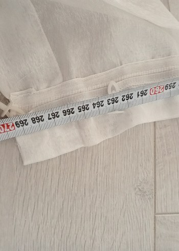 Beyaz Düz Tül Perde - Görsel 7