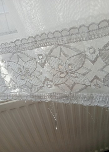 Beyaz Düz Tül Perde - Görsel 3