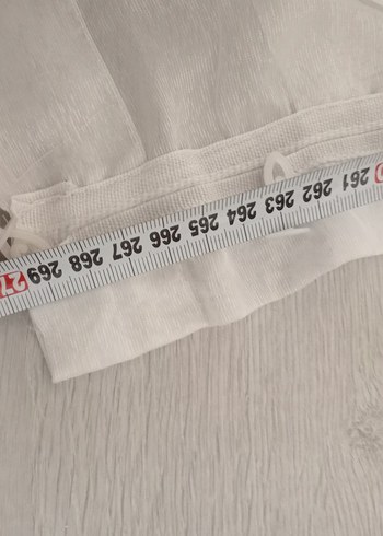 Beyaz Düz Tül Perde - Görsel 8