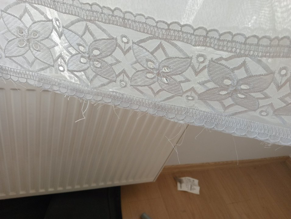 Beyaz Düz Tül Perde - Görsel 4