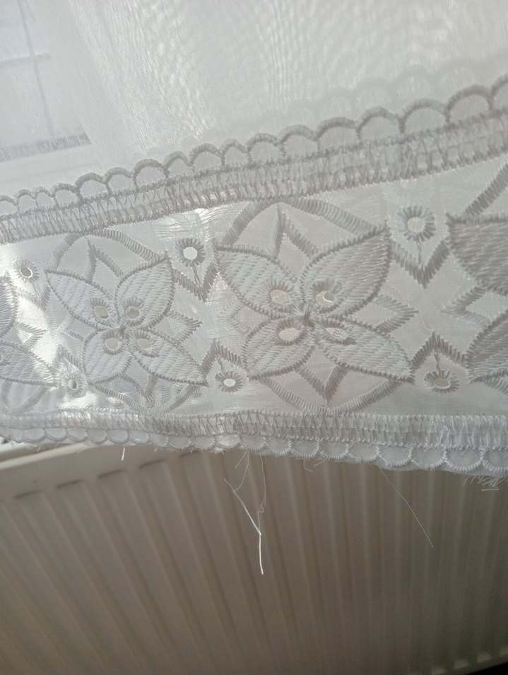 Beyaz Düz Tül Perde - Görsel 3