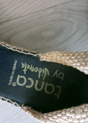 Mavi Nakışlı Kadın Dolgu Topuklu Espadril - Görsel 6