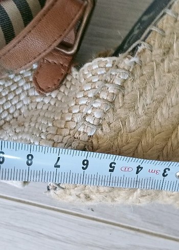 Mavi Nakışlı Kadın Dolgu Topuklu Espadril - Görsel 12