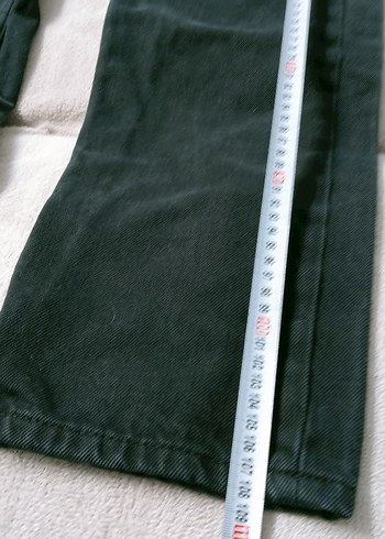 36 Beden siyah Renk Kadın Siyah Midi Denim Kot Pantolon